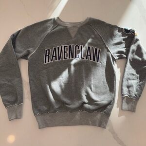 Harry Potter Ravenclaw Gray Crewneck Sweatshirt Size Small